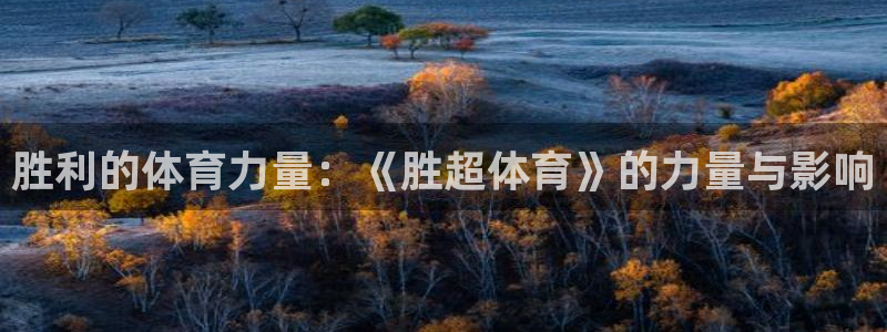 胜利的体育力量：《胜超体育》的力量与影响