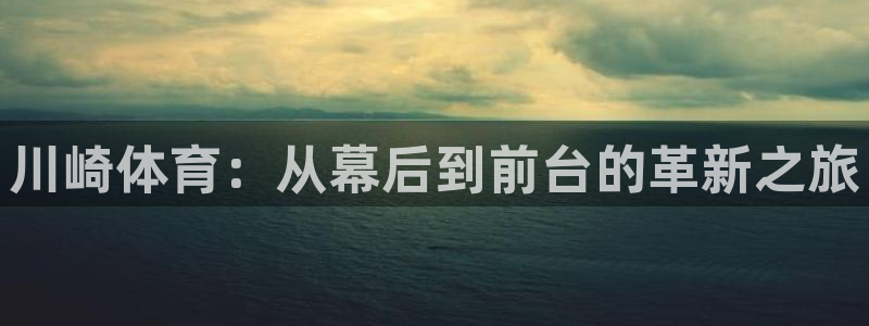 川崎体育：从幕后到前台的革新之旅